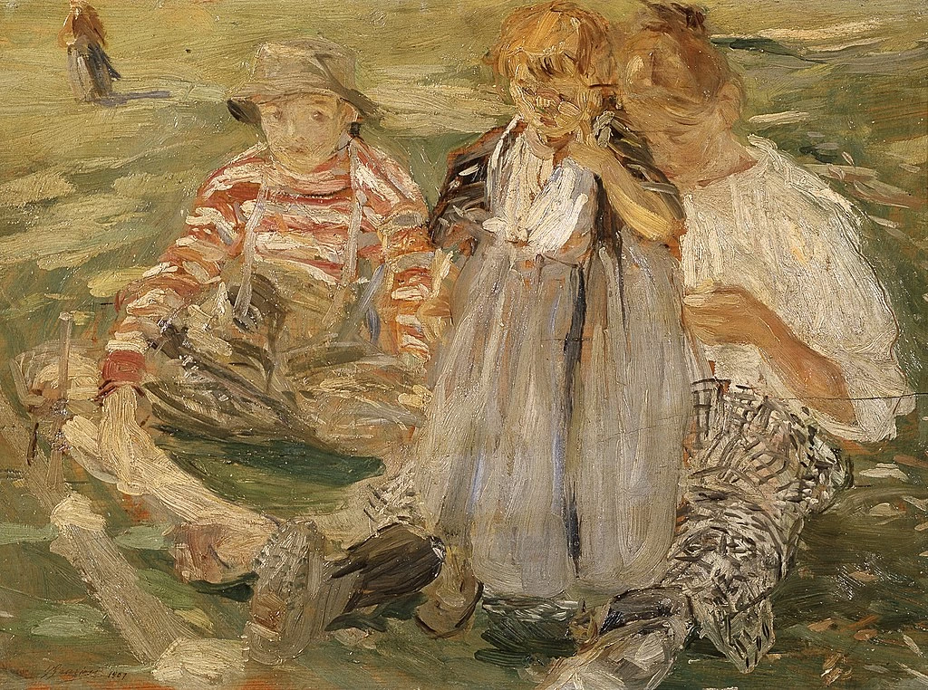 Bimbi sul prato Museo civico di Modena